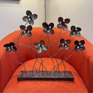 Metal Floral Sculpture – Metal Flower Art